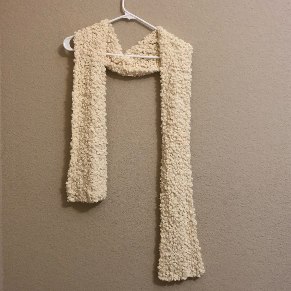Soft cream colored scarf